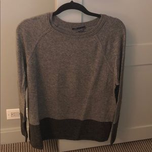 Grey cashmere sweater